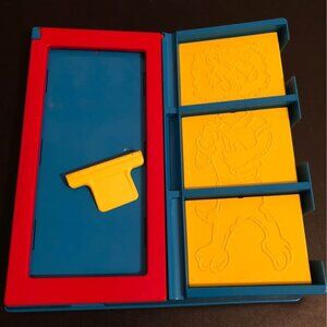 Vintage crayola coloring plates from 1982